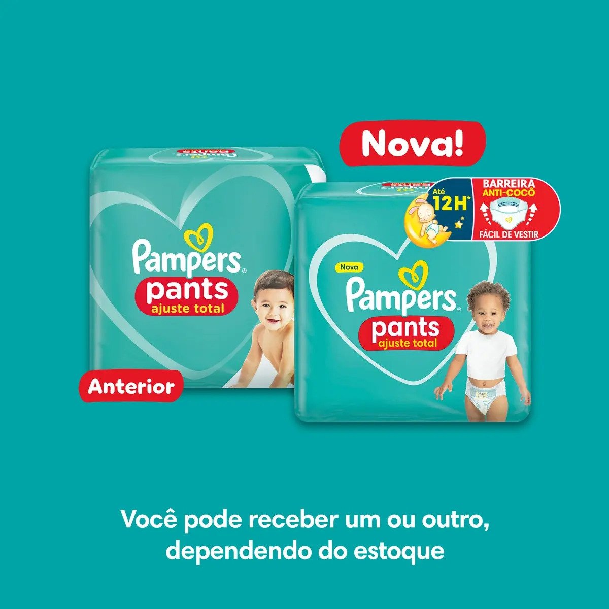 Fralda Pampers Pants Ajuste Total XG, 86 Unidades