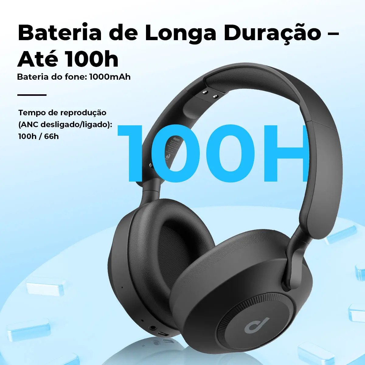 Headphone Bluetooth Dapon H02D Pro ANC Over-Ear Verde