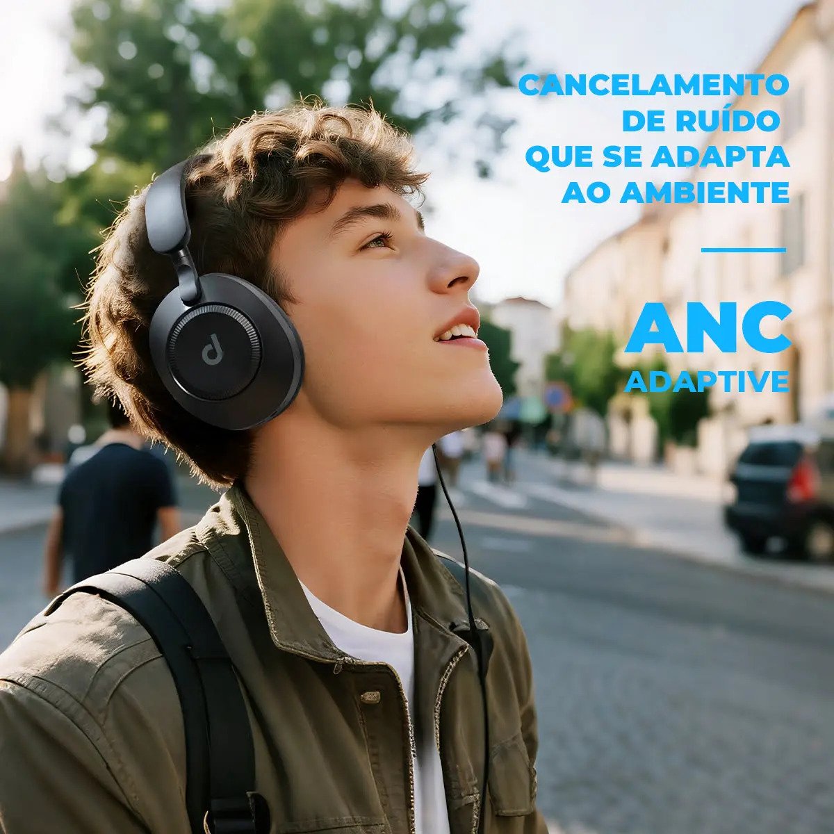 Headphone Bluetooth Dapon H02D Pro ANC Over-Ear Verde