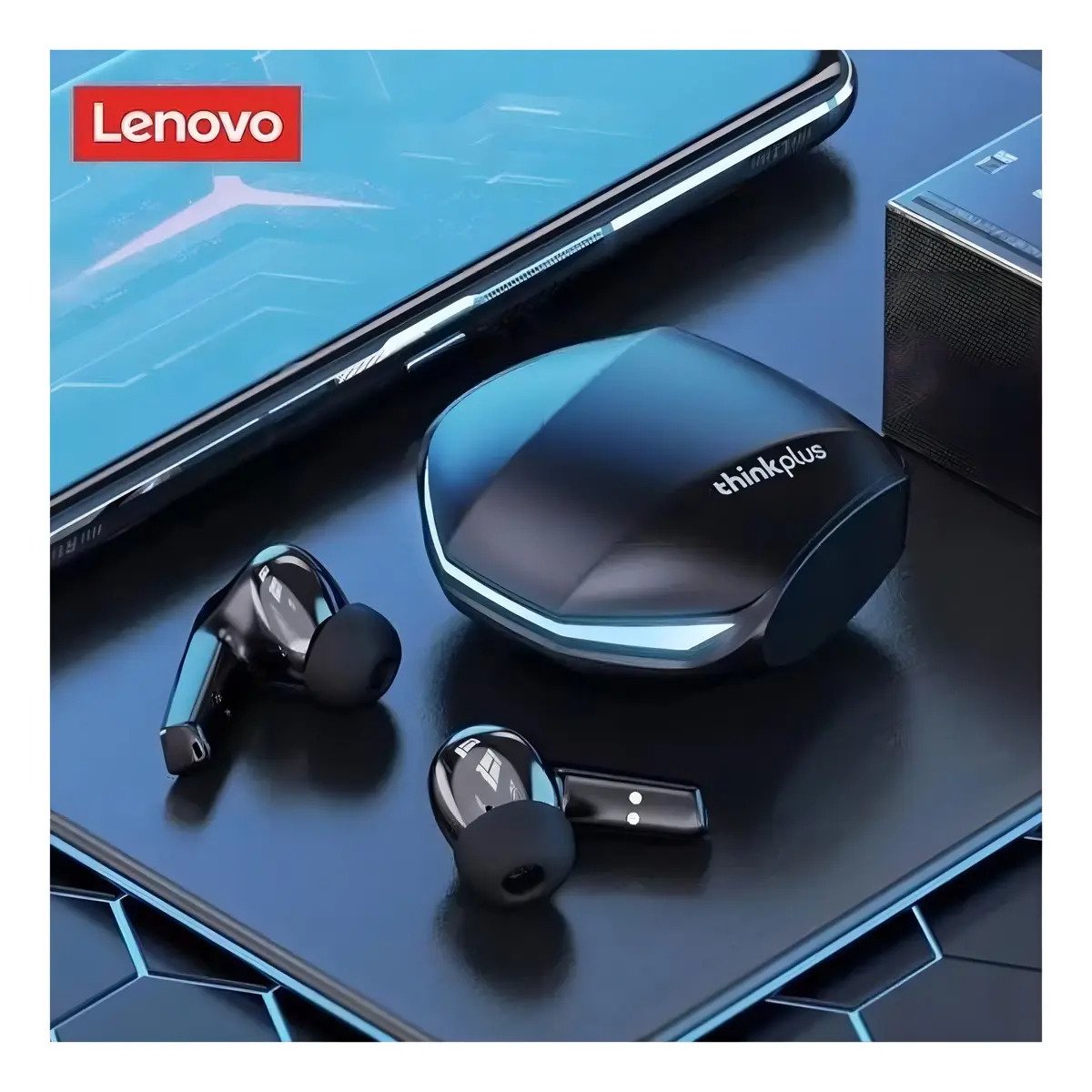 Fone de Ouvido Gamer Lenovo GM2 Pro Bluetooth 5.3
