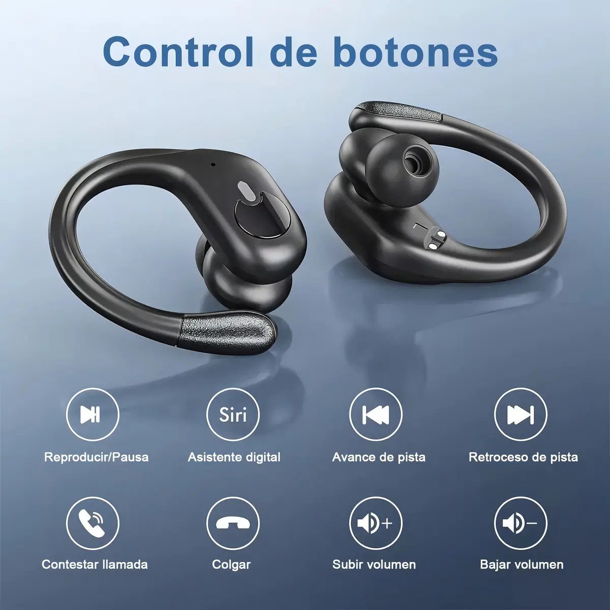 Fone de Ouvido Mertto BX30 Sem Fio Bluetooth IPX7, com Cancelamento de Ruído e LED