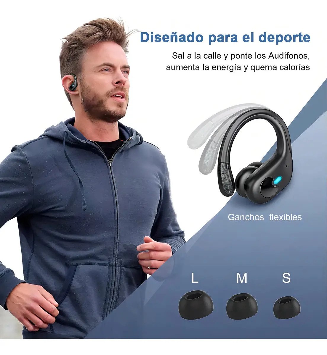Fone de Ouvido Mertto BX30 Sem Fio Bluetooth IPX7, com Cancelamento de Ruído e LED