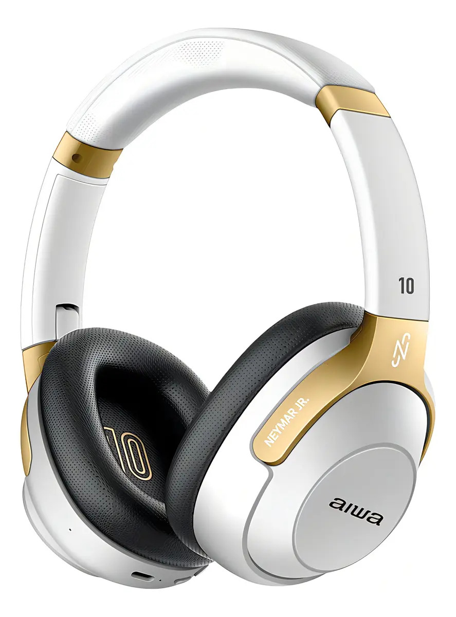 Headphone Aiwa AWS-HP-NJ-01-WG Neymar Jr Bluetooth Edicao Limitada