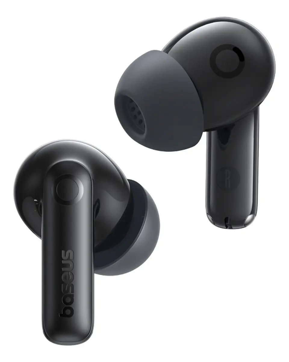 Fone de Ouvido Bluetooth Baseus Bass com ANC Preto