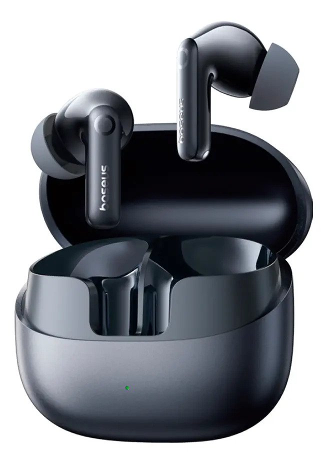 Fone de Ouvido Bluetooth Baseus Bass com ANC Preto