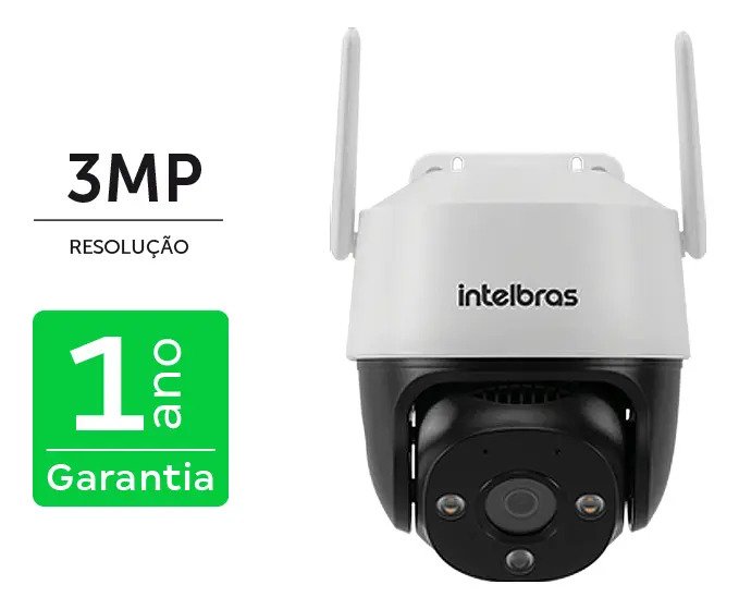 Câmera Inteligente Intelbras iM7+ 3MP Full Color