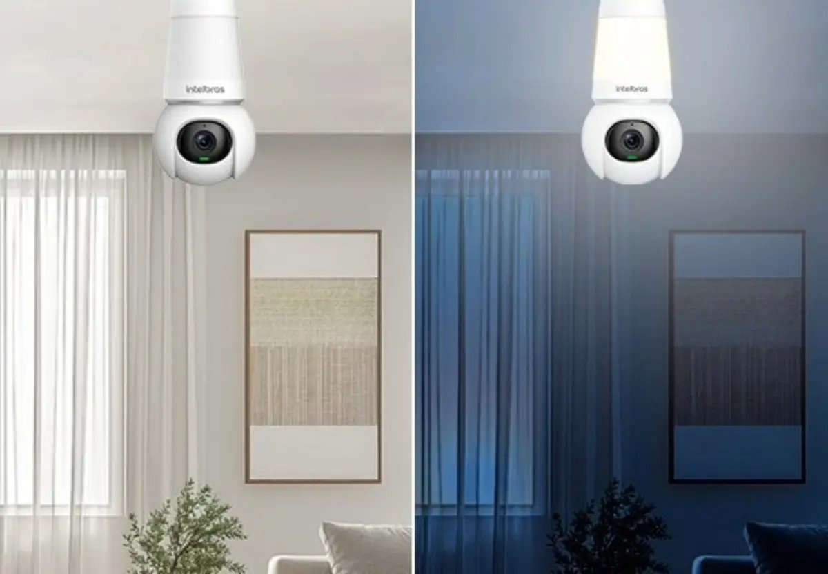 Camera Lampada Intelbras iM6 Full Color 3MP 360 Wi-Fi