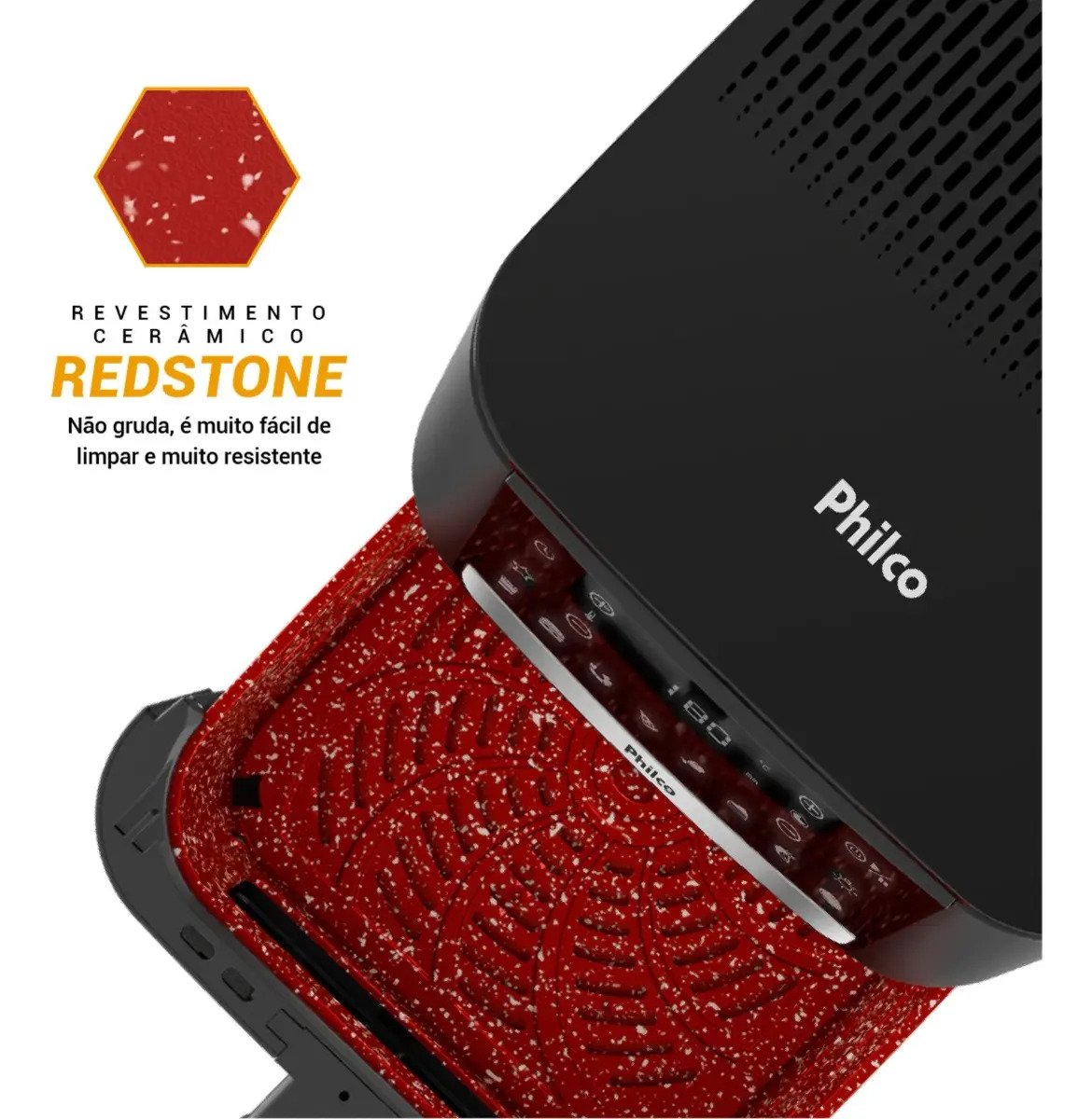 Air Fryer Philco 9,5L Visor Glass Redstone 1800W PAF95A