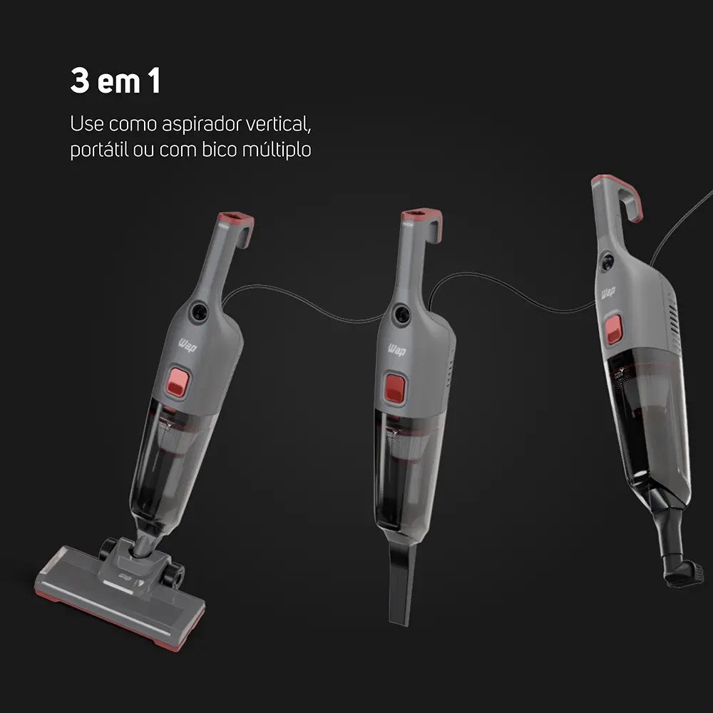 Aspirador De Pó Vertical Wap Power Speed Max 1600w