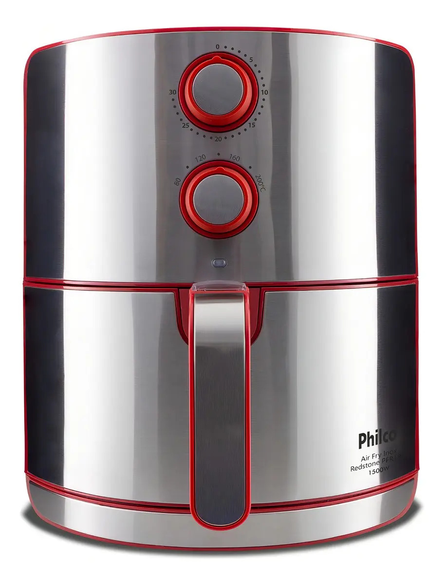 Fritadeira Air Fryer Philco Redstone PFR18VI 4,6L 1500W Inox