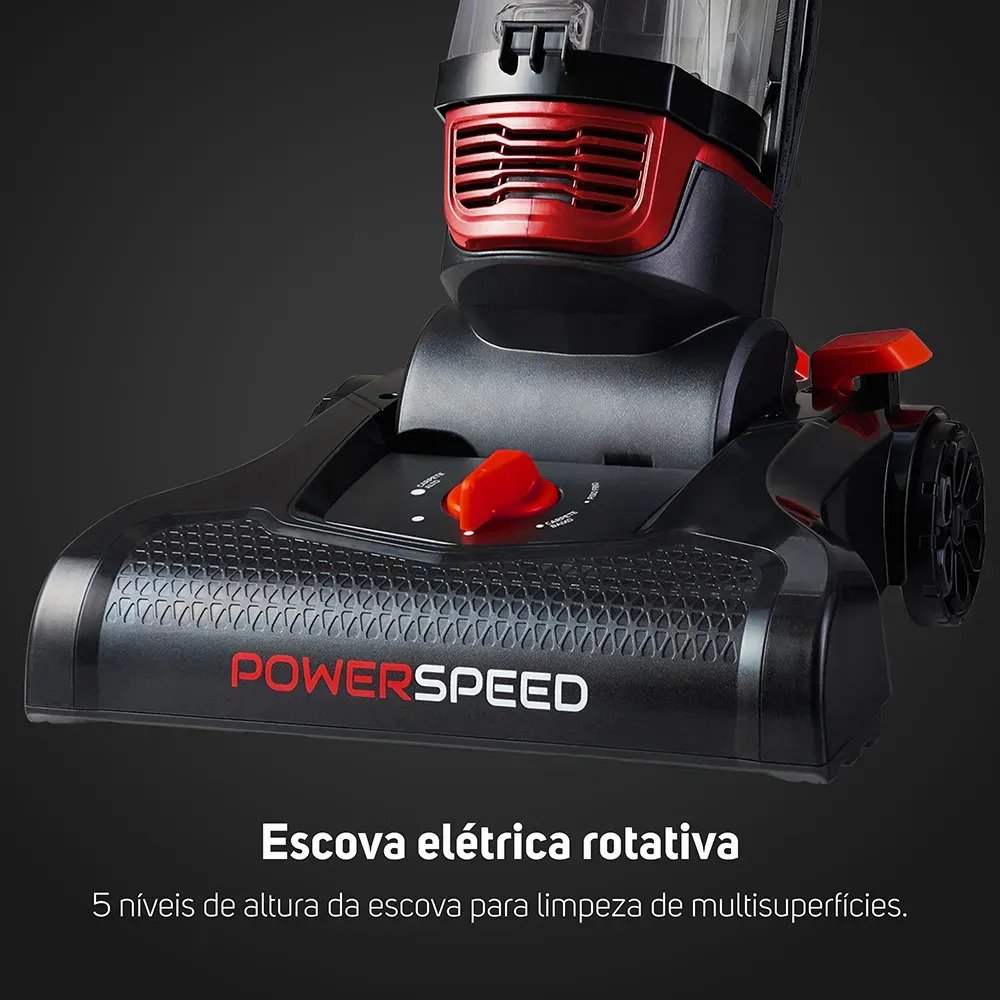 Aspirador de Po Vertical WAP Power Speed 2 em 1 2000W com Filtro HEPA