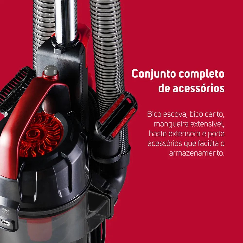 Aspirador de Po Vertical WAP Power Speed 2 em 1 2000W com Filtro HEPA