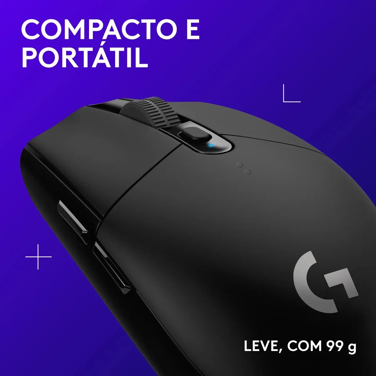 Mouse Gamer Logitech G305 Lightspeed Sem Fio Preto