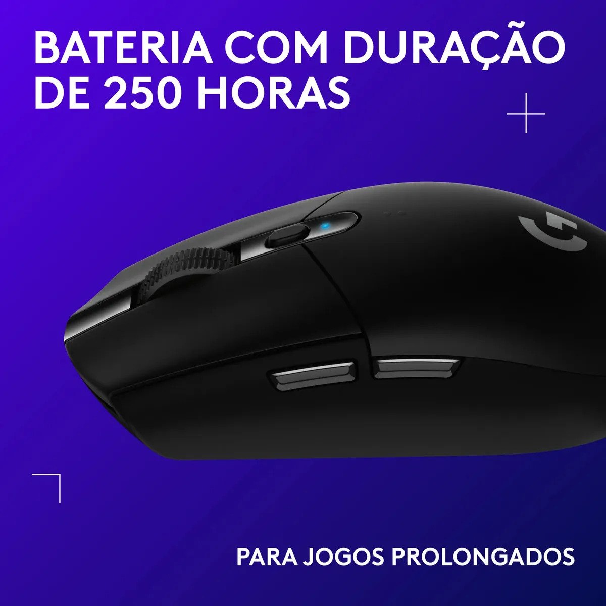 Mouse Gamer Logitech G305 Lightspeed Sem Fio Preto
