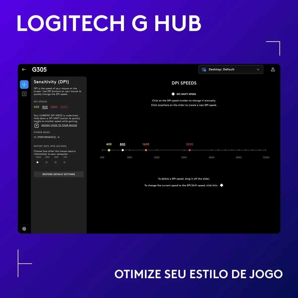 Mouse Gamer Logitech G305 Lightspeed Sem Fio Preto