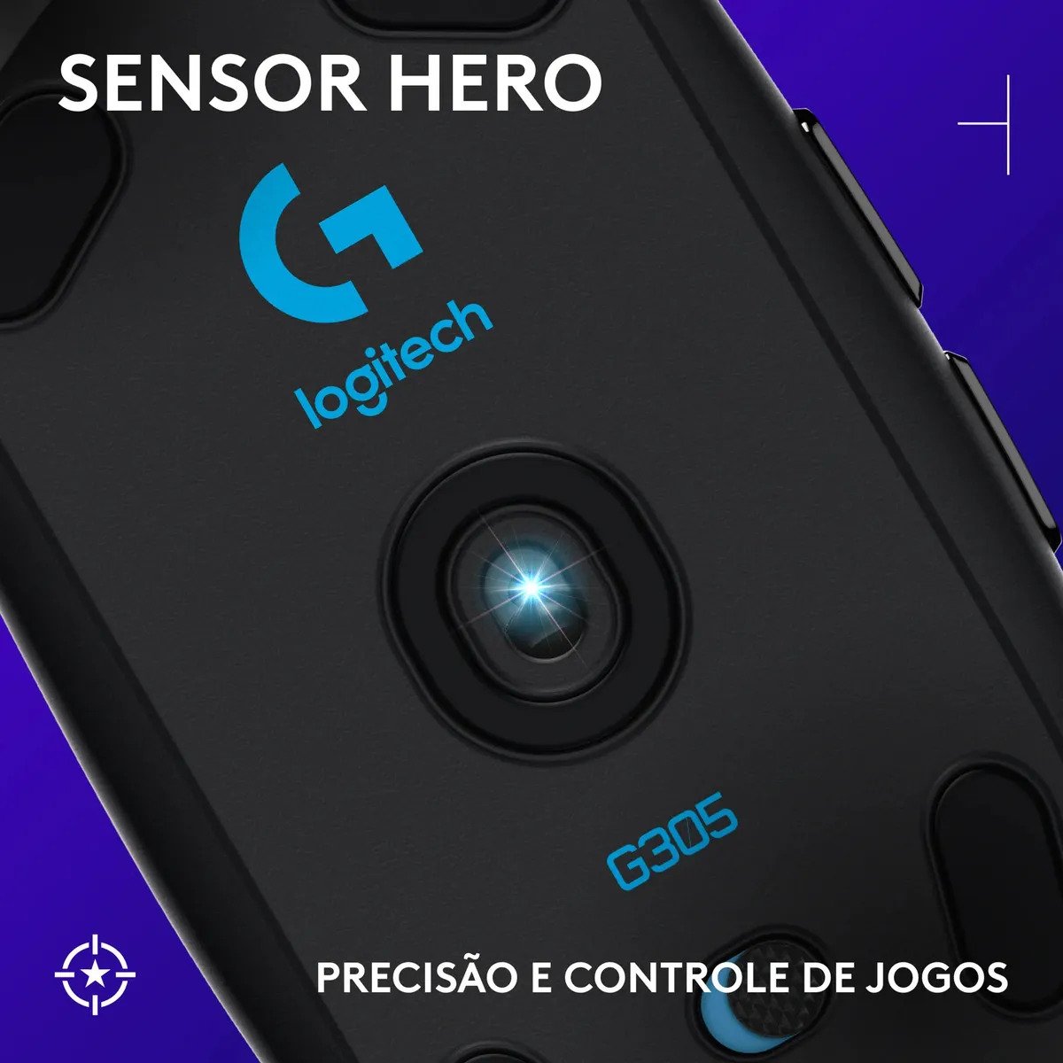 Mouse Gamer Logitech G305 Lightspeed Sem Fio Preto