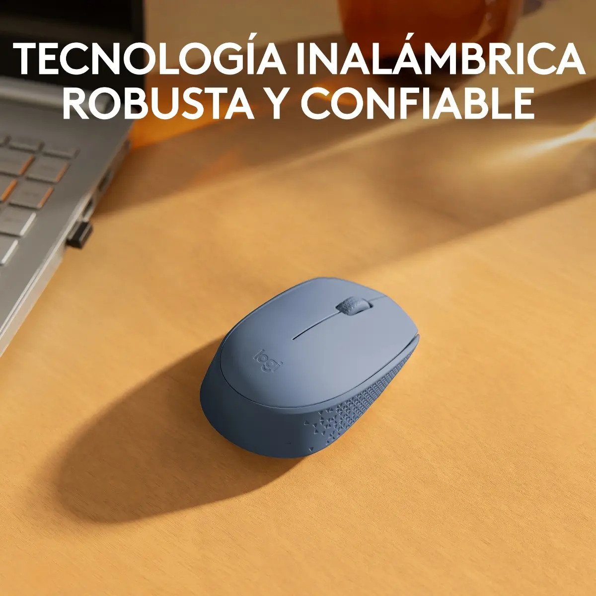 Mouse Sem Fio Logitech M170 Azul Claro
