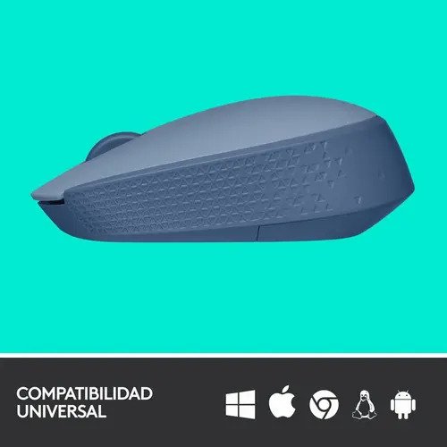 Mouse Sem Fio Logitech M170 Azul Claro