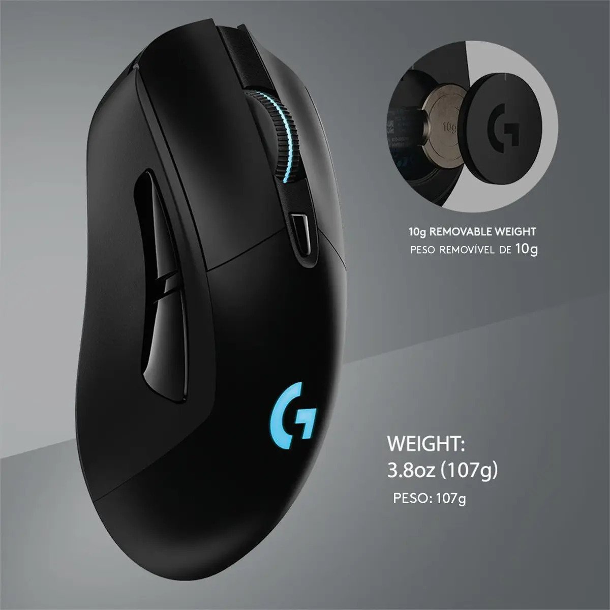 Mouse Gamer Sem Fio Logitech G703 LIGHTSPEED