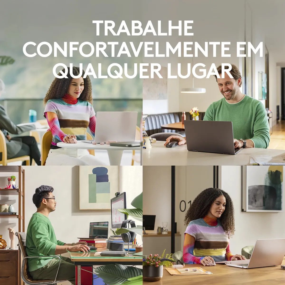 Mouse sem fio Logitech MX Anywhere 3S - Cinza Claro