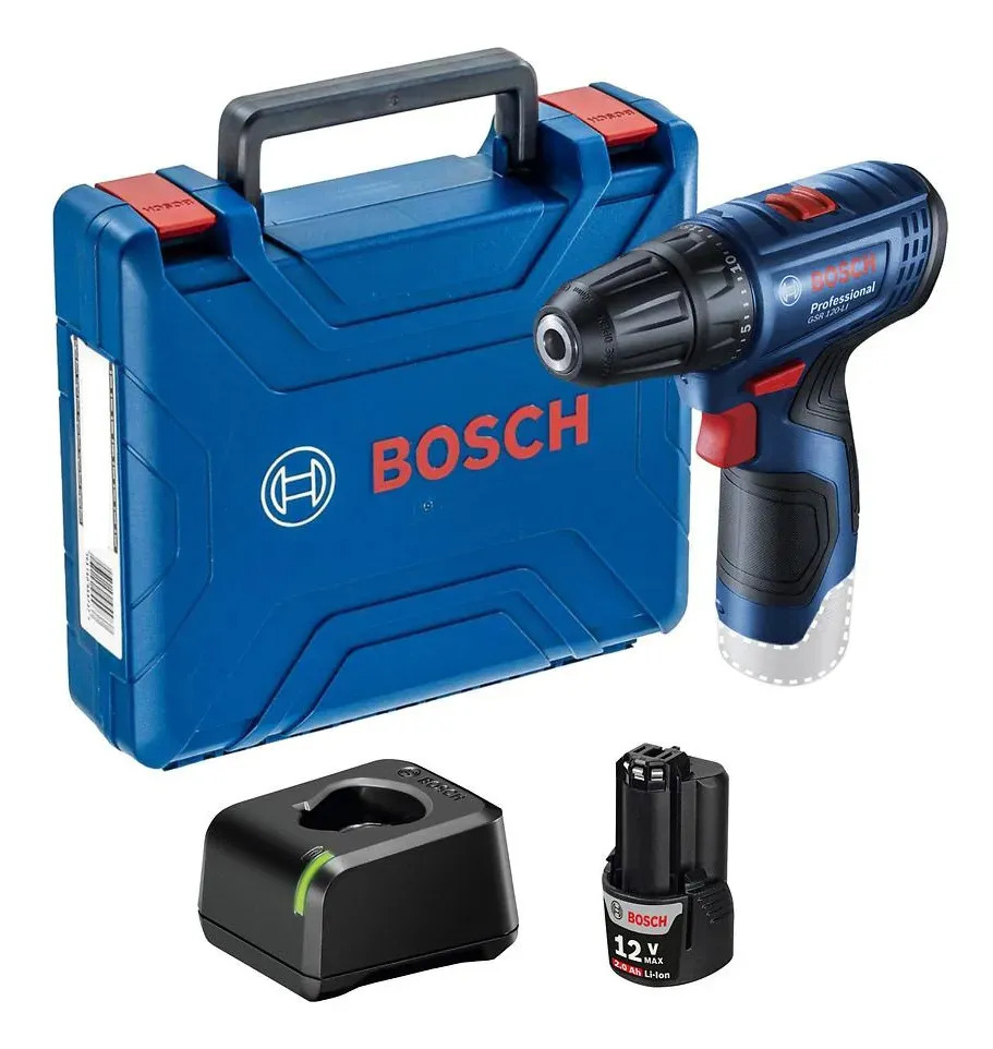 Parafusadeira e Furadeira Bosch GSR 120-LI 12V a Bateria