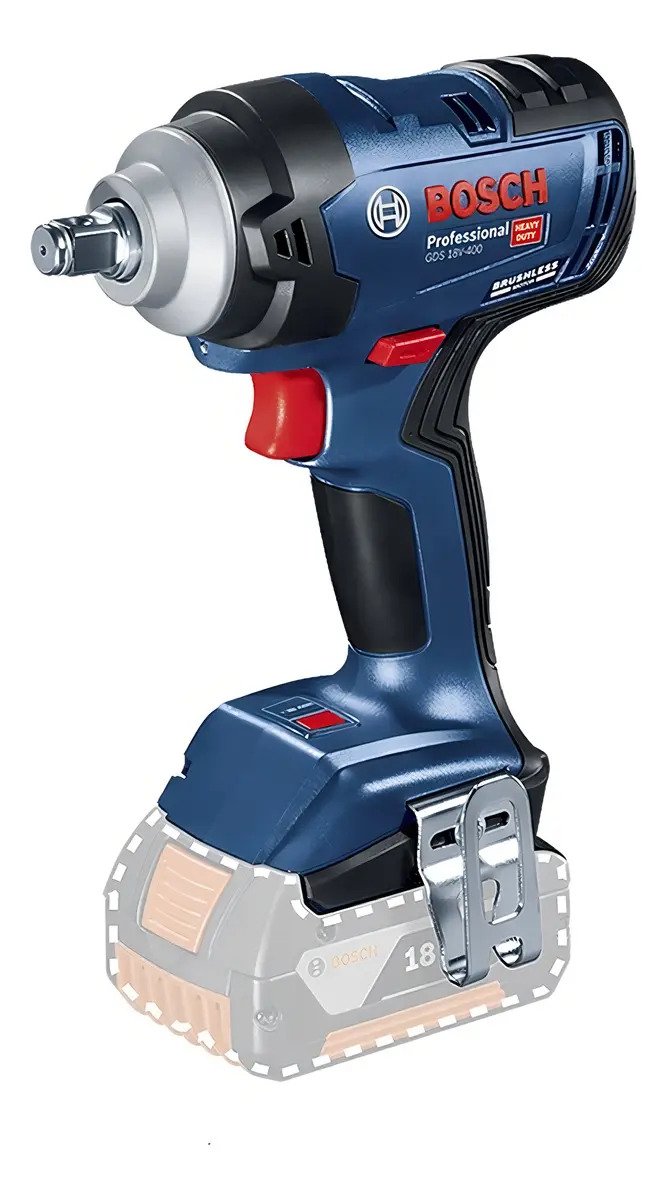 Chave de Impacto Bosch GDS 18V-400 com Maleta