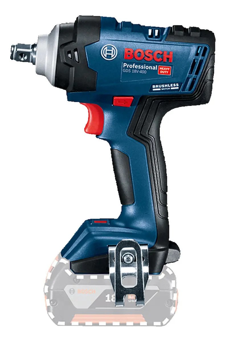 Chave de Impacto Bosch GDS 18V-400 com Maleta