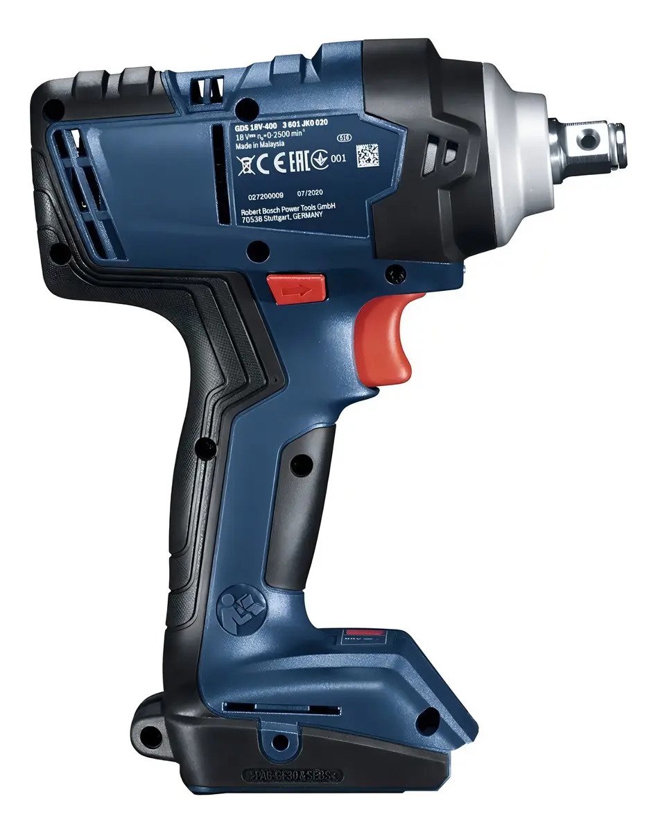 Chave de Impacto Bosch GDS 18V-400 com Maleta