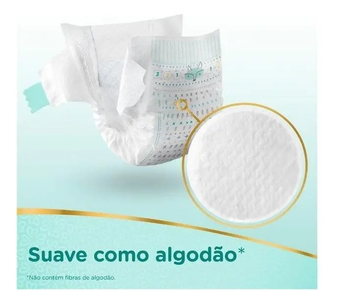 Fraldas Pampers Premium Care Recém-nascido Ate 4 Kilos 36 U