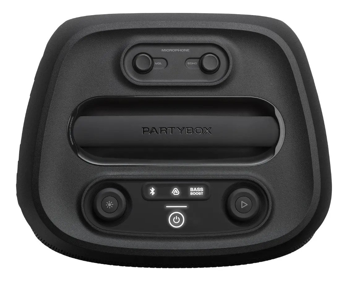 Caixa de Som JBL PartyBox Encore 2 com Microfone