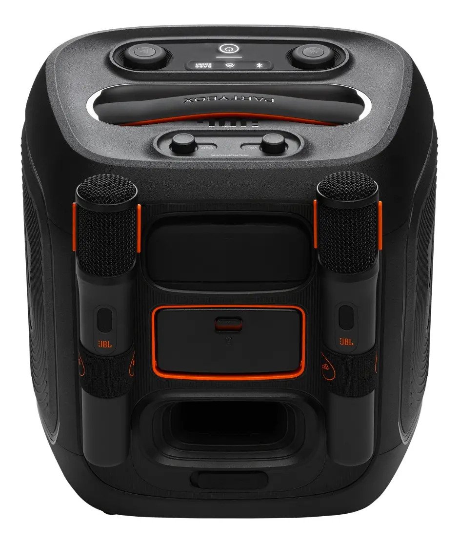 Caixa de Som JBL PartyBox Encore 2 com Microfone