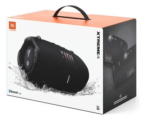 Caixa de Som Bluetooth Portátil Xtreme 4 JBL Cor Preta