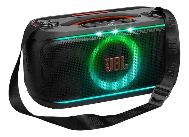 Caixa de Som JBL PartyBox On The Go 2 com Microfone