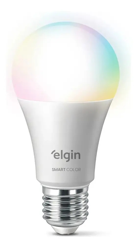 Lampada LED Inteligente WiFi RGB 15W Elgin Smart Color