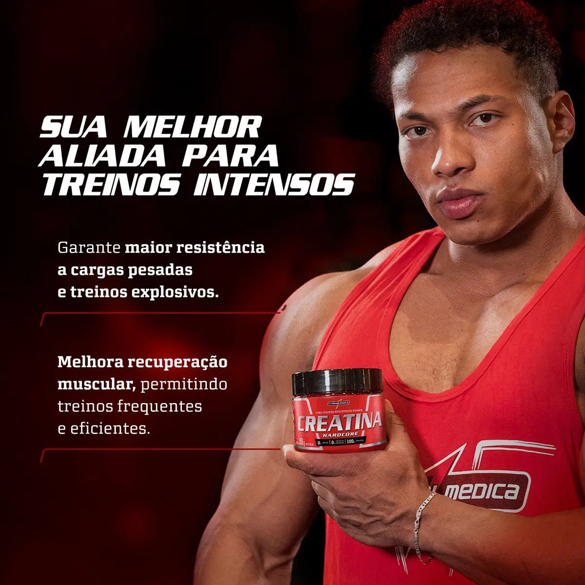 Creatina Integralmedica 100% Pura 150g - Potencialize sua Performance e Melhore a Recuperação Muscular