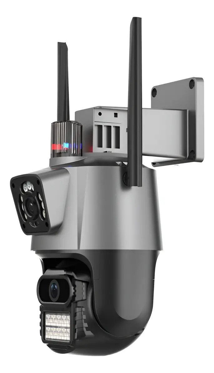 Câmera de Segurança Wi-Fi Externa Lente Dupla 3MP 360° G.Eye