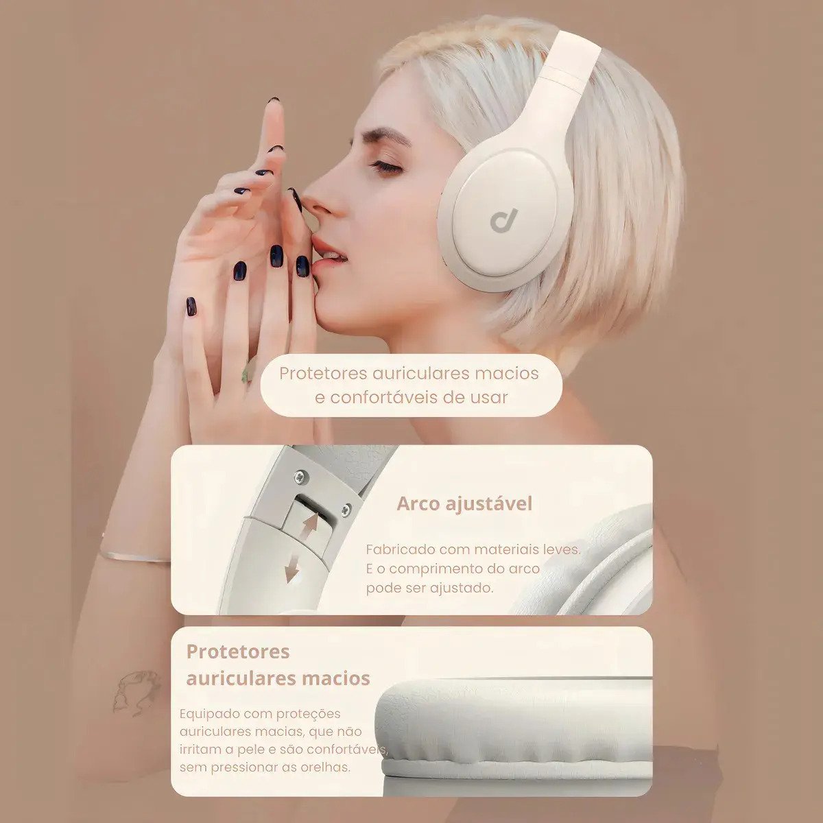 Fone de Ouvido Headphone Bluetooth Dapon H02D 22h