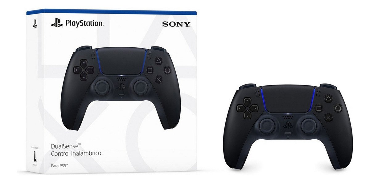 Controle Sem Fio Sony PlayStation 5 DualSense Preto