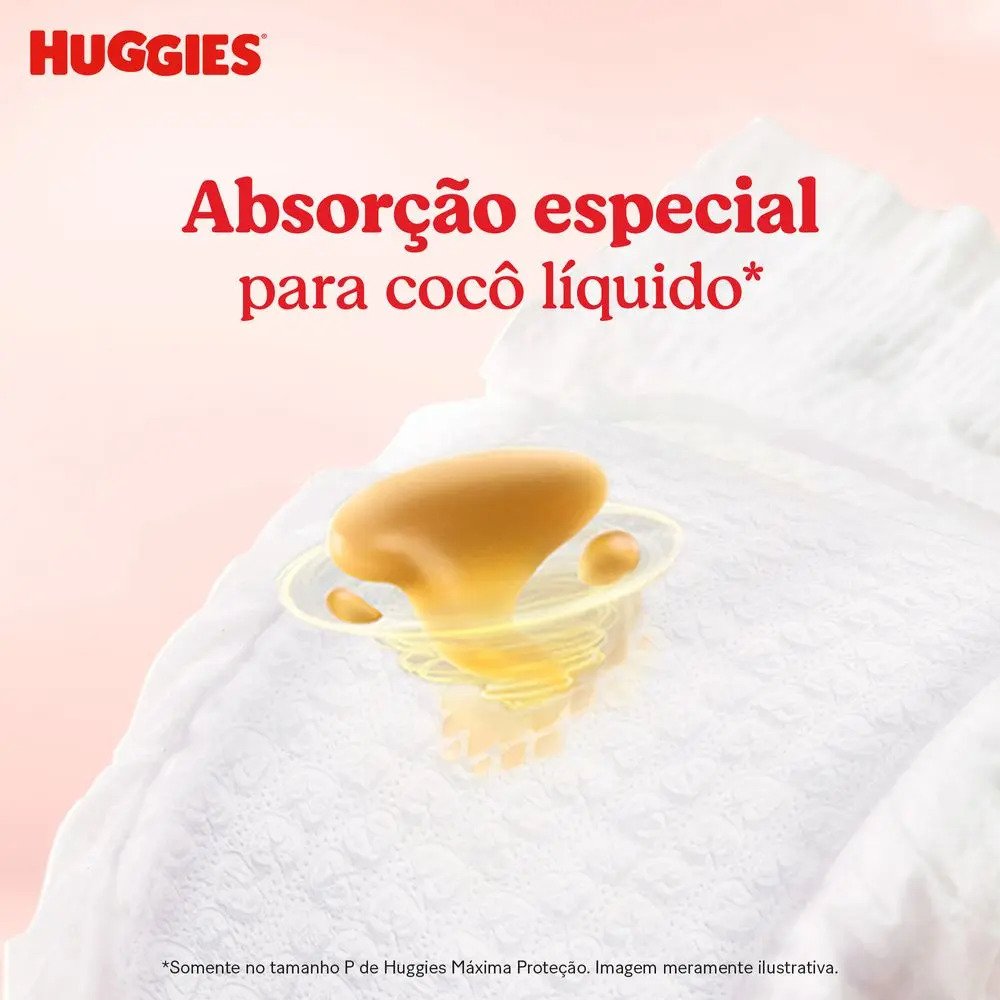 Fralda Huggies Máxima Proteção Tamanho M 172 Unidades