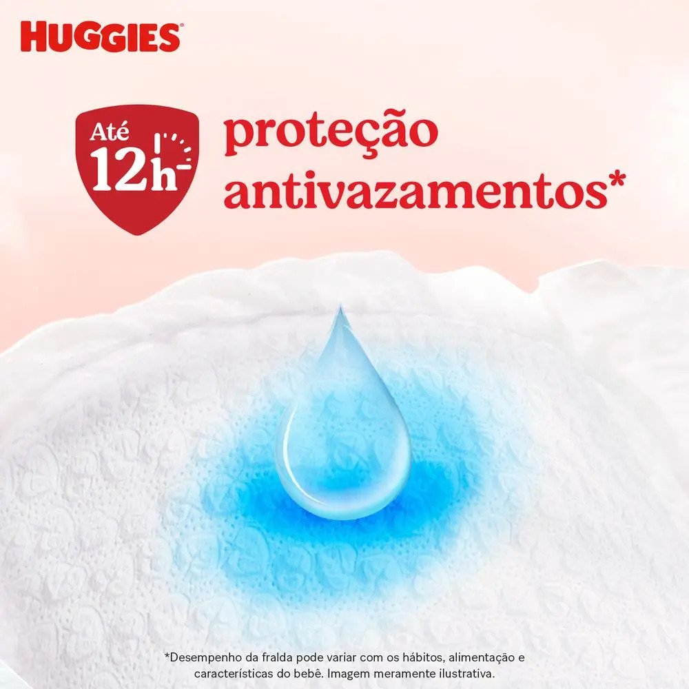 Fralda Huggies Máxima Proteção Tamanho M 172 Unidades