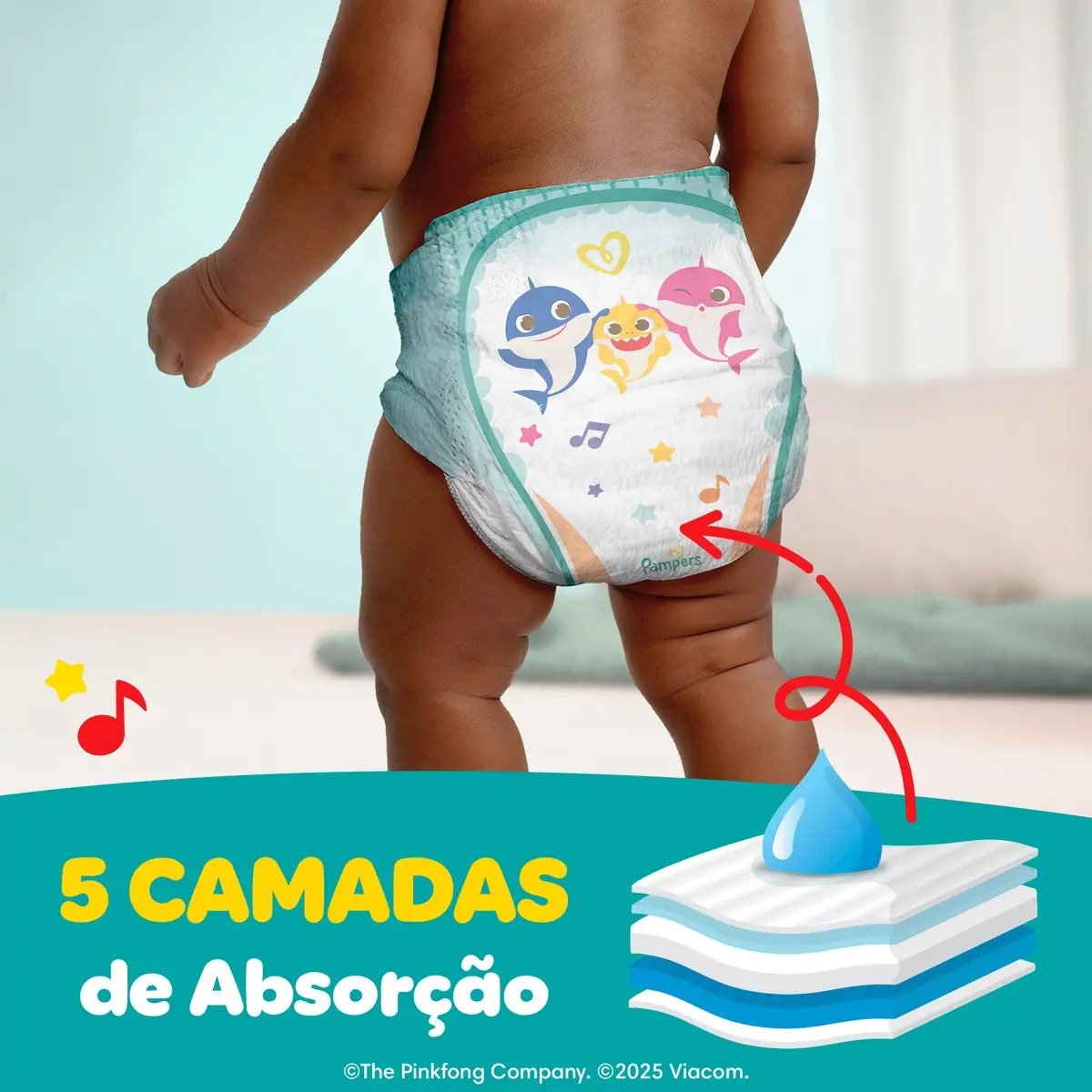 Fralda Pampers Supersequinha Tamanho G 80 Unidades