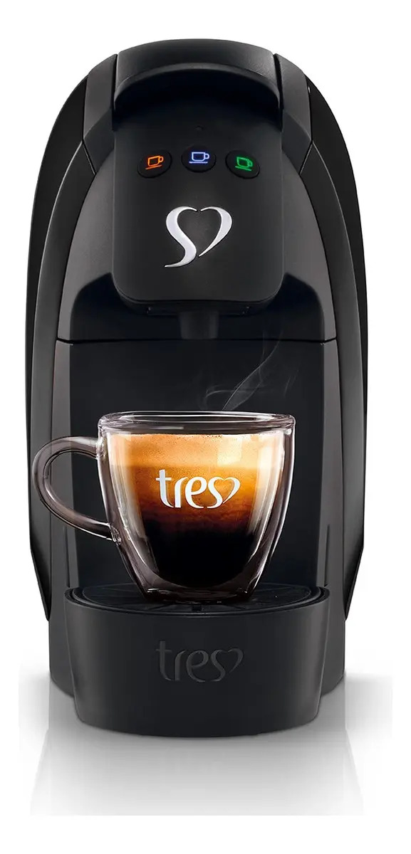 Cafeteira Espresso Três Corações Luna Preta