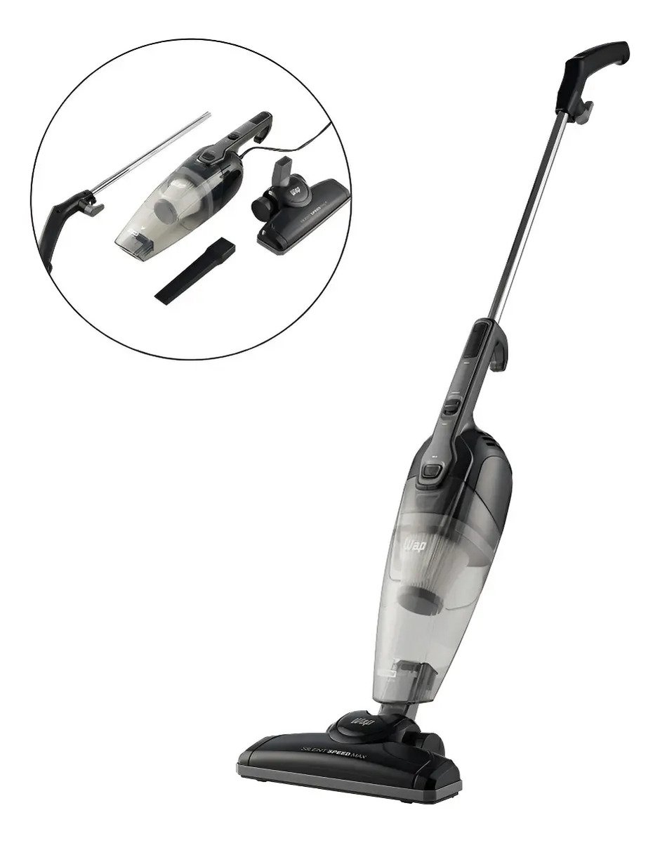 Aspirador Vertical WAP Silent Speed Max 3 em 1 1350W