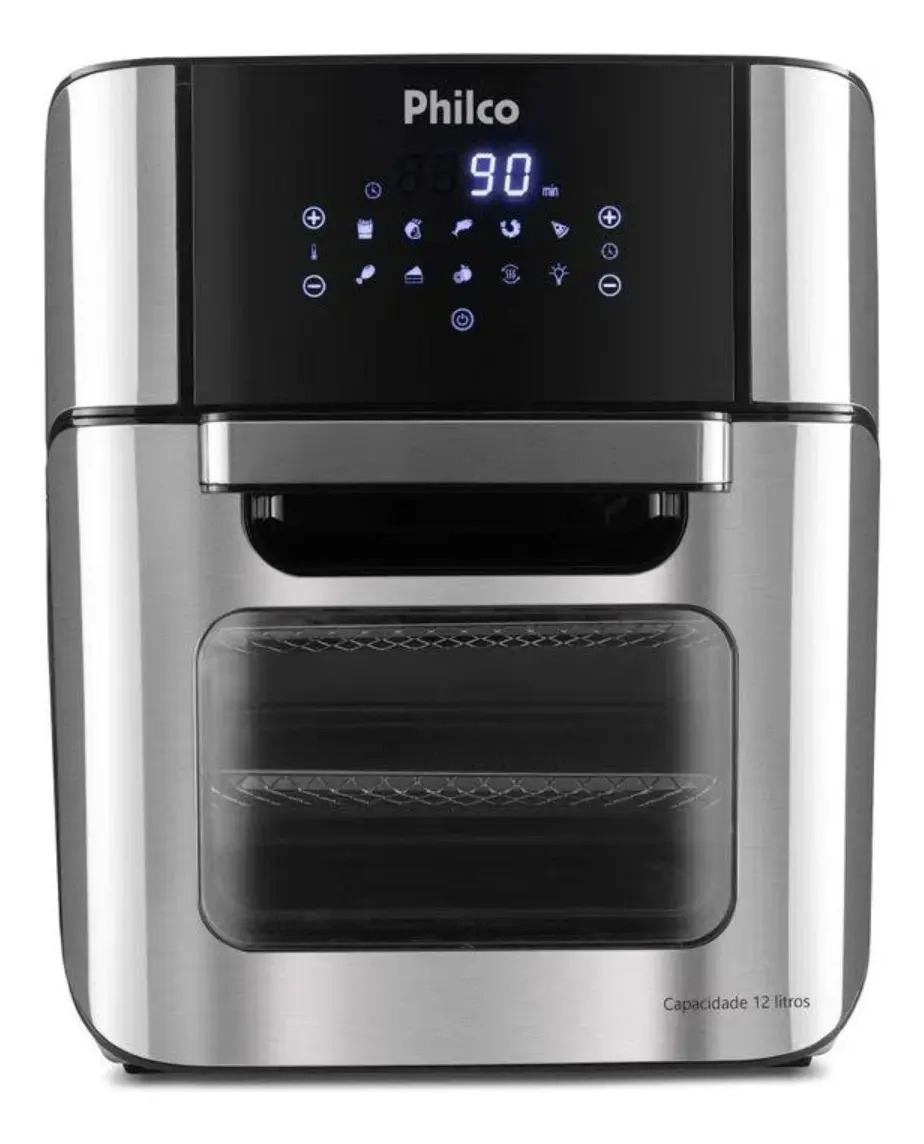 Air Fryer Oven Philco 12L 4 em 1 PFR2200P Preta