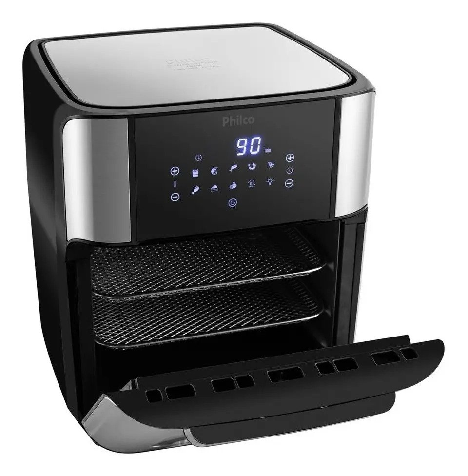Air Fryer Oven Philco 12L 4 em 1 PFR2200P Preta