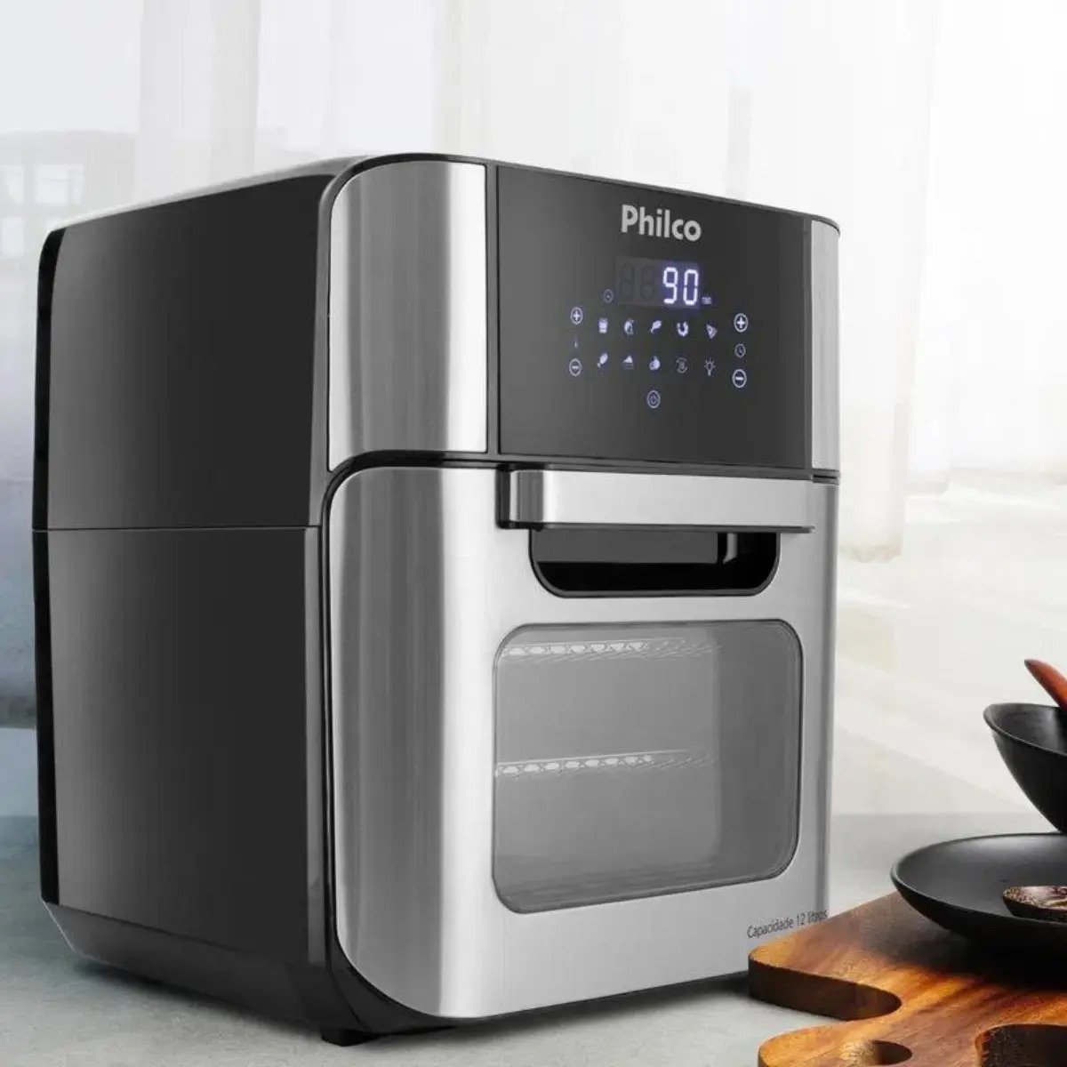 Air Fryer Oven Philco 12L 4 em 1 PFR2200P Preta