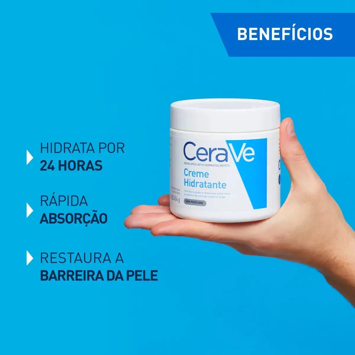 Creme Hidratante CeraVe Pele Seca 454g