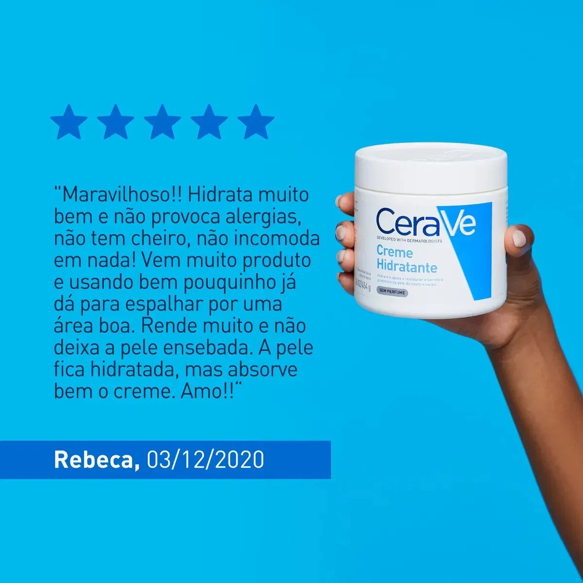 Creme Hidratante CeraVe Pele Seca 454g