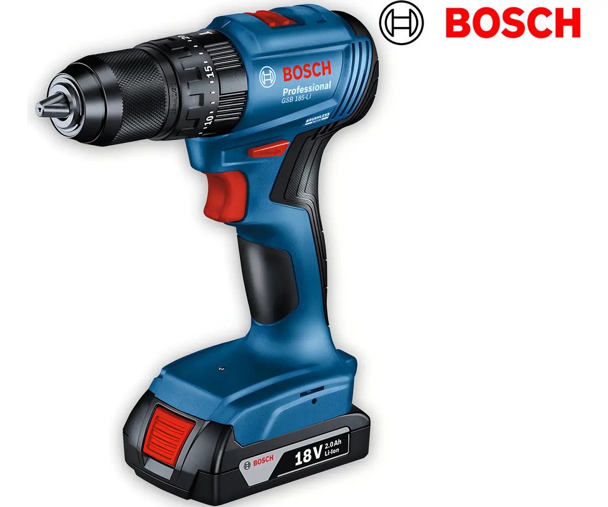 Parafusadeira Furadeira Bosch GSB 185-LI Brushless 18V
