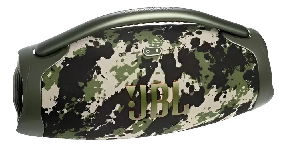 Caixa De Som Jbl Boombox 3 Bluetooth Camuflada Cor Squad